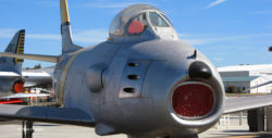 RF-86F Sabre on the ramp at the Wings Over Wine Country Air Show