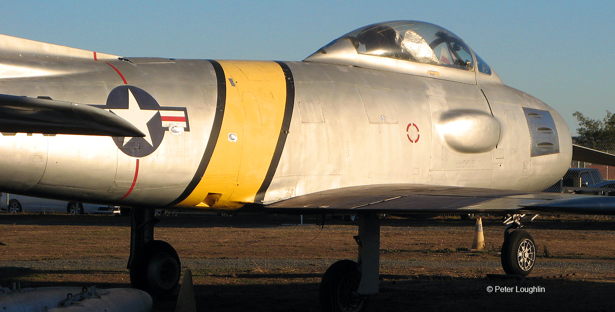 rf86-saber-pcam-04 RF-86F on the field at the Pacific Coast Air Museum