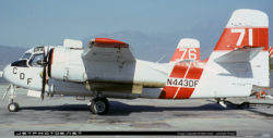 The Museum's S-2A Tracker many years ago, in a different paint scheme and wearing tail number 71